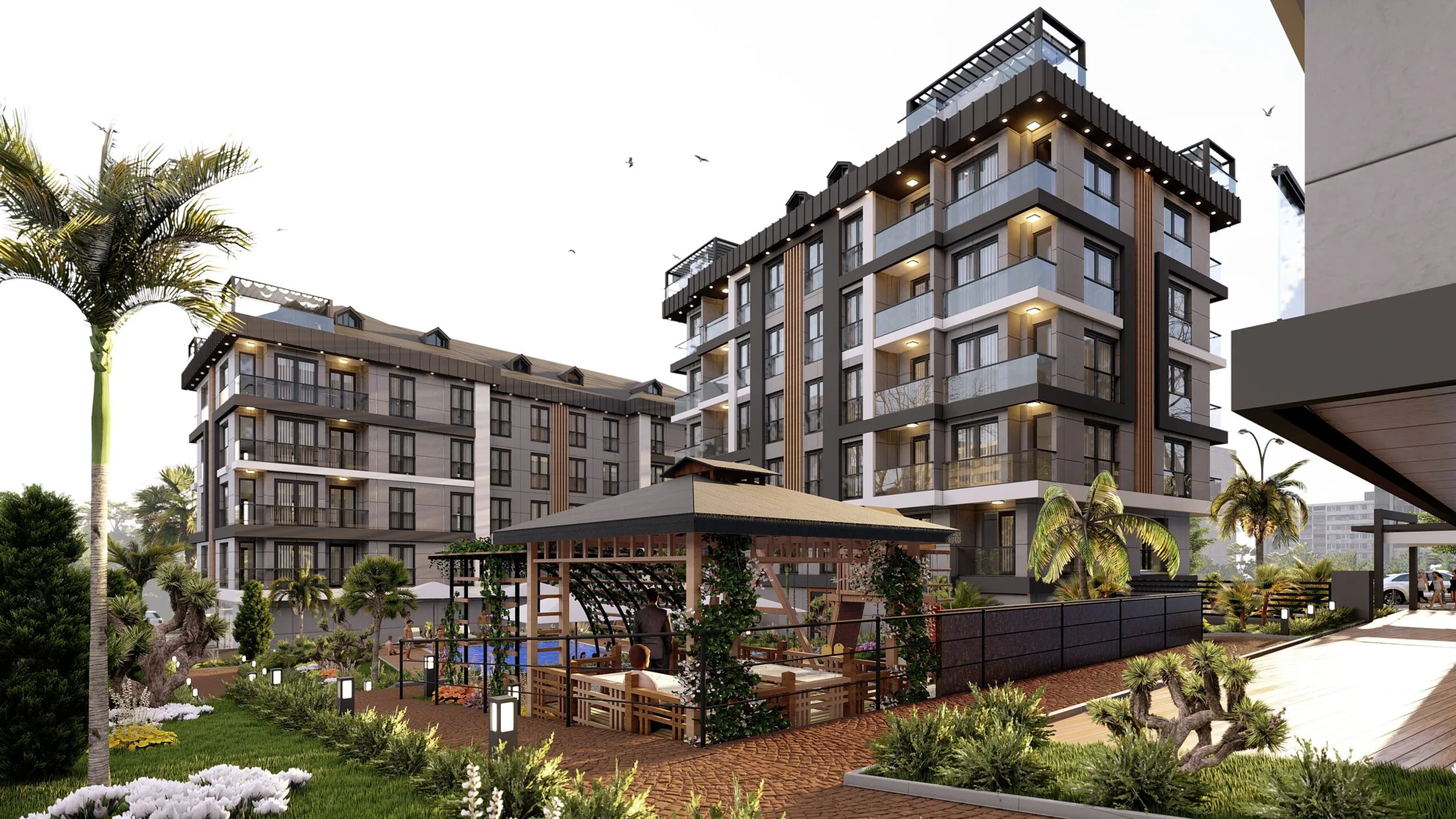 Günyüzü Park Evleri kat kalıp ve donatı modeli 8