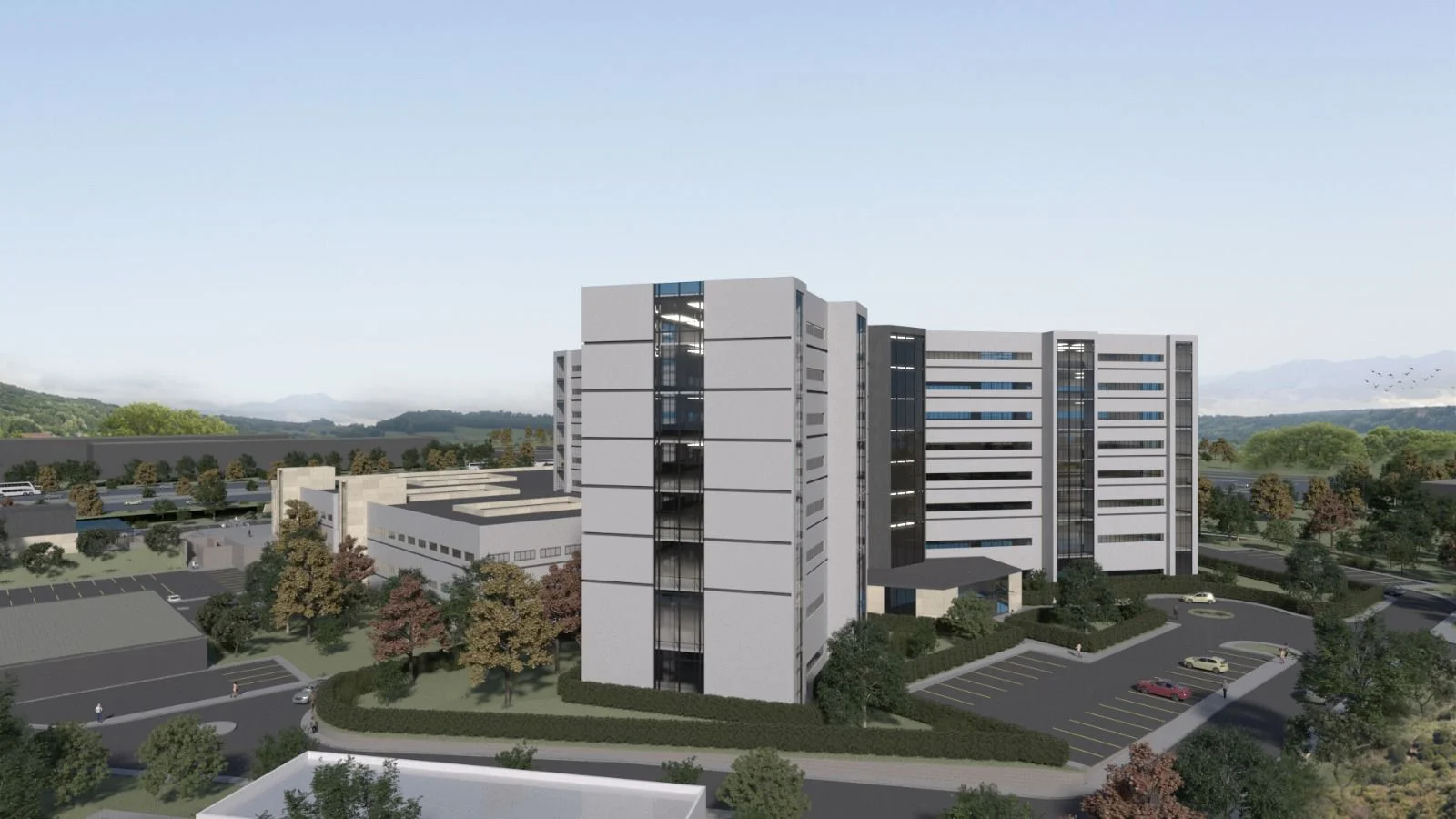 Agro Bank Taşkent Onkoloji Hastanesi ana render 1