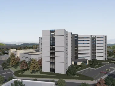 Agro Bank Taşkent Onkoloji Hastanesi 3D taşıyıcı model 2