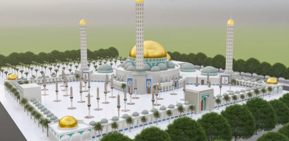 Senegal Camii kubbe statik modeli 6