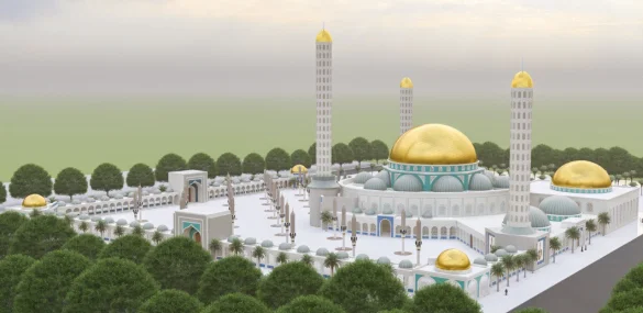 Senegal Camii detay statik modeli 7