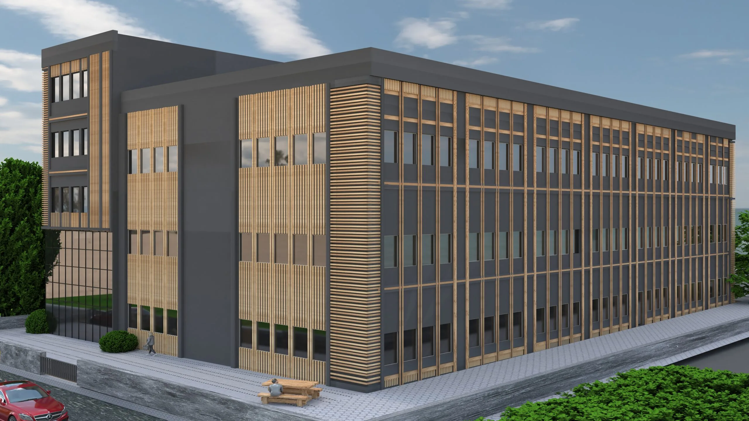 Sancaktepe Fabrika geniş açıklıklı çelik çatı karkası 2