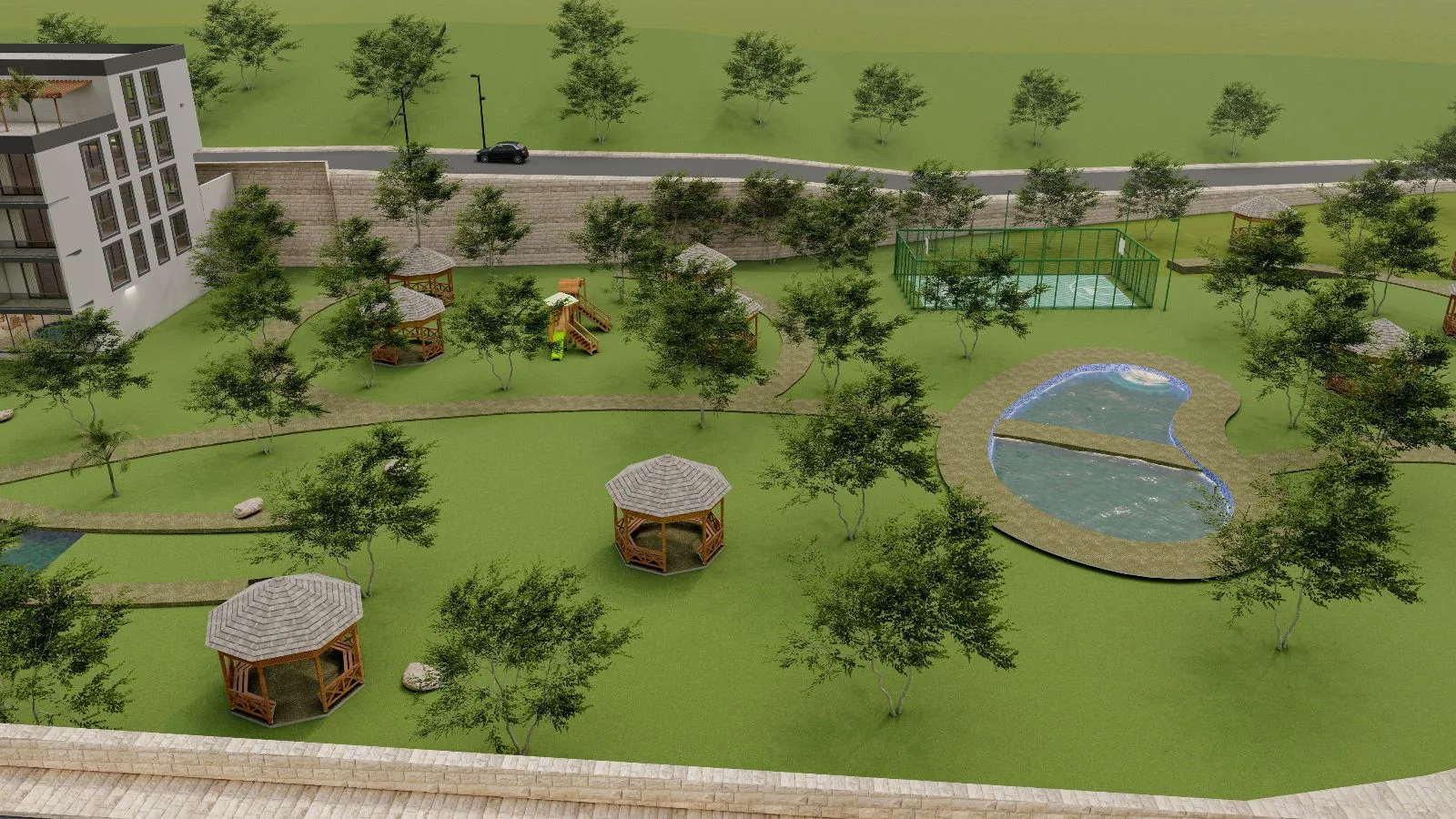 Yalova Termal Otel çatı teras taşıyıcı montajı 11